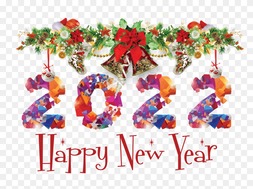 3000x2193 New Year 2022, Text, Alphabet, Label HD PNG Download
