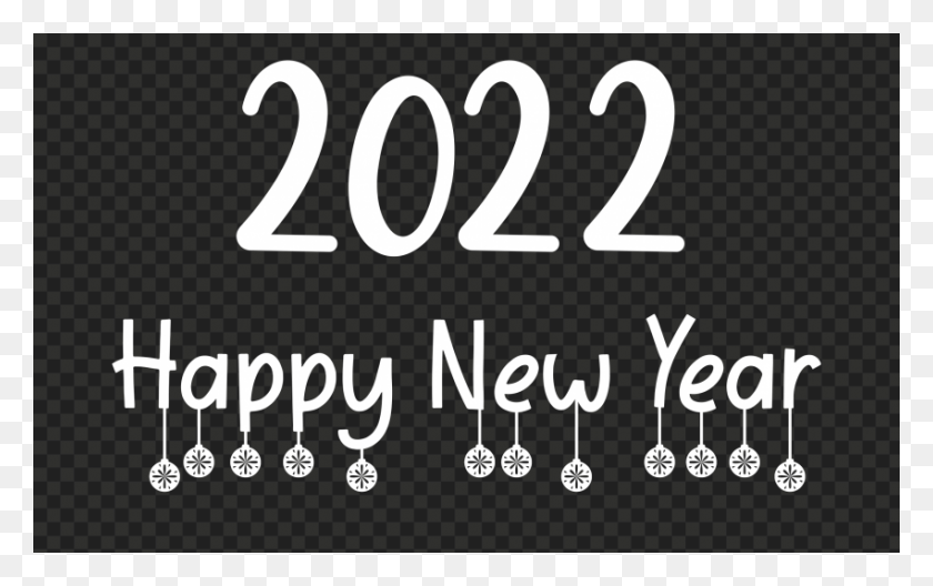 850x510 New Year 2022, Number, Symbol, Text HD PNG Download