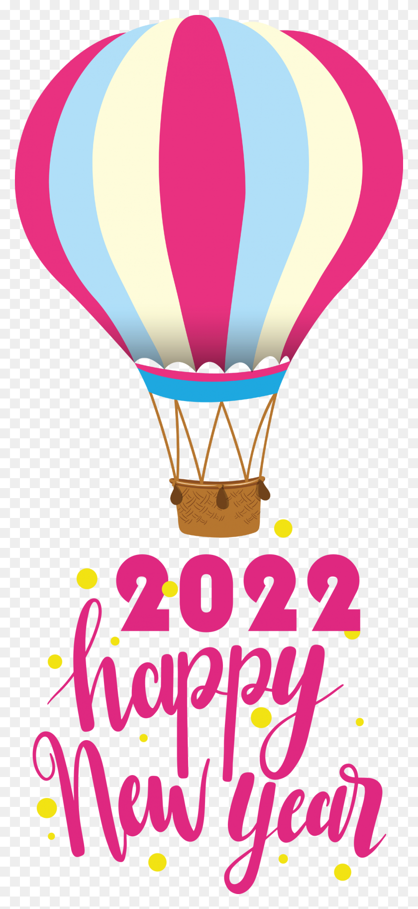 1325x2999 New Year 2022 Air Balloon, Hot Air Balloon, Aircraft, Vehicle HD PNG Download