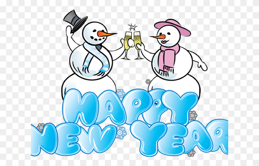 640x480 New Year Clipart 2016 Cartoon New Year Clipart 2019, Text, Graphics HD PNG Download