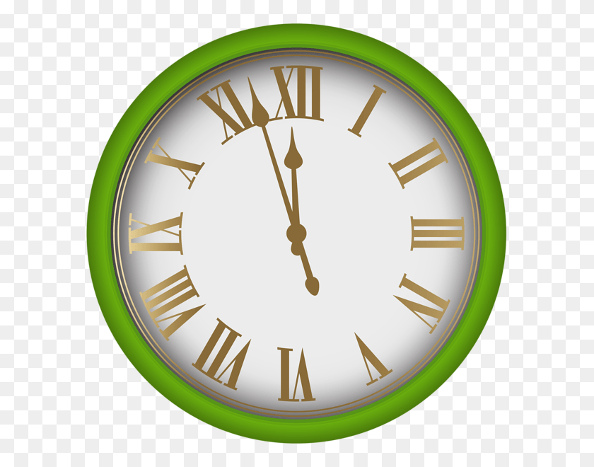 600x600 New Year Clock Clip Art Image New Year Clock 2019, Analog Clock, Wall Clock, Clock Tower HD PNG Download