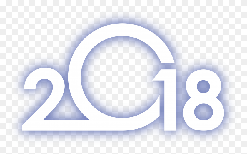 5773x3435 Descargar Png / Diseño De Año Nuevo 2018, Etiqueta, Texto, Logotipo Hd Png