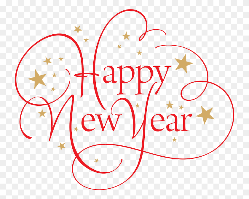 742x612 New Year Happy New Year, Text, Symbol, Alphabet HD PNG Download