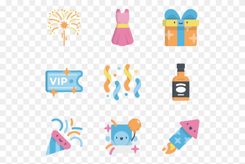 529x505 New Year Kawaii New Year, Text, Alphabet, Label HD PNG Download