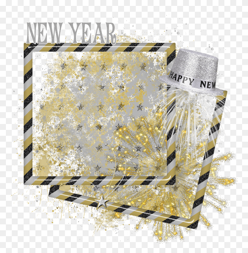 773x797 New Year39s Eve Cluster Frame 800 X Transparent New Years Cluster Frames, Tree, Plant, Ornament HD PNG Download