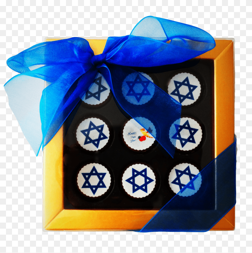 996x997 New Years Rosh Hashanah Mini Chocolate Covered Oreos Box, Cream, Dessert, Food, Icing Sticker PNG