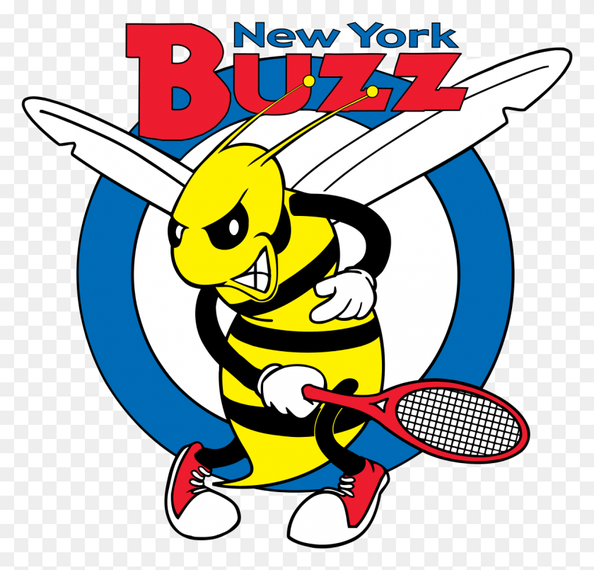 1179x1127 New York Buzz Cartoon, Raqueta De Tenis, Raqueta, Avispa Hd Png