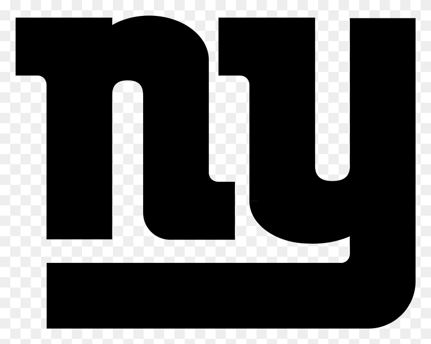 2331x1825 New York Giants Logo Black And Ahite New York Giants Dibujo, Naturaleza, Al Aire Libre, Astronomía Hd Png