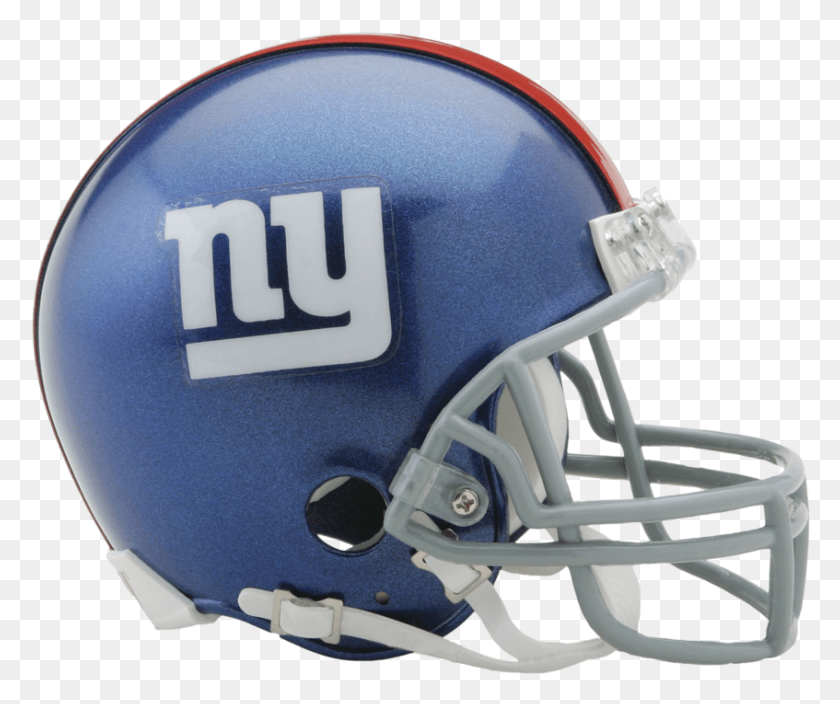 847x700 New York Giants Vsr4 Mini Helmet Vikings Football Helmet, Clothing, Apparel, American Football HD PNG Download