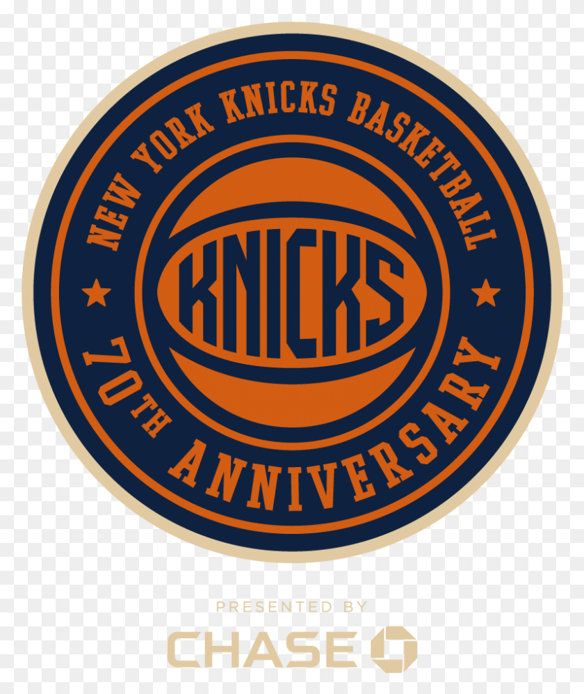 795x956 New York Knicks Logo New York Knicks Round Logo, Symbol, Trademark, Emblem HD PNG Download