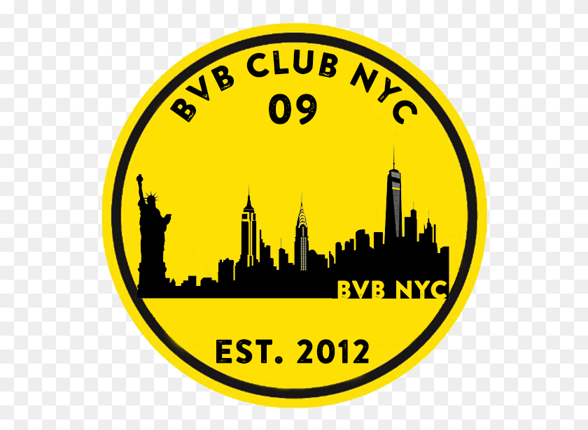 555x555 New York Skyline Silhouette, Logo, Symbol, Trademark HD PNG Download