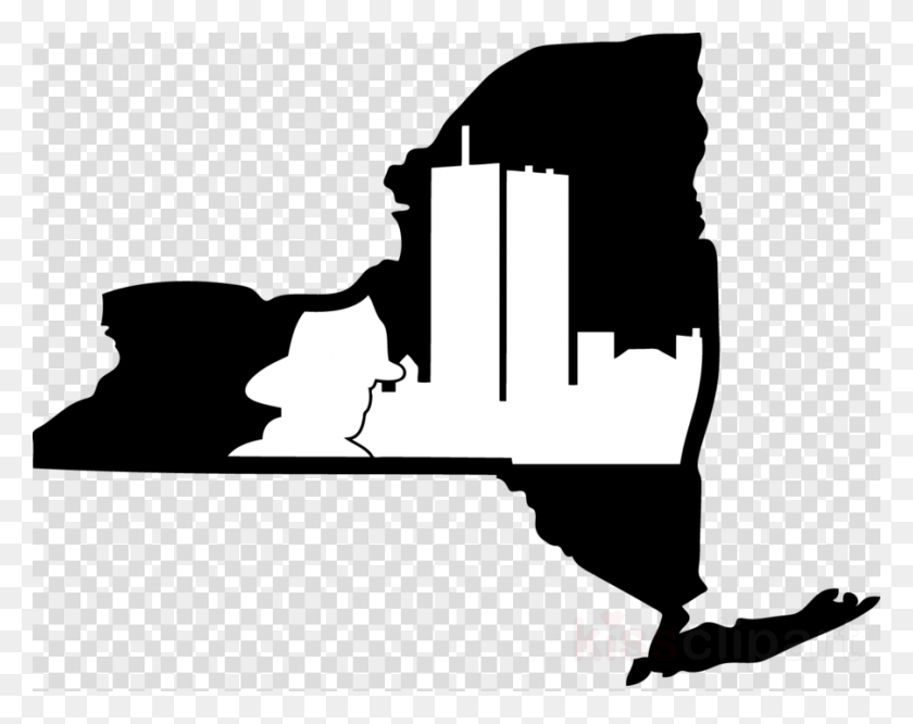 900x700 New York State Outline Clipart New York City Texas Australia With Transparent Background, Texture, Polka Dot, Stencil HD PNG Download