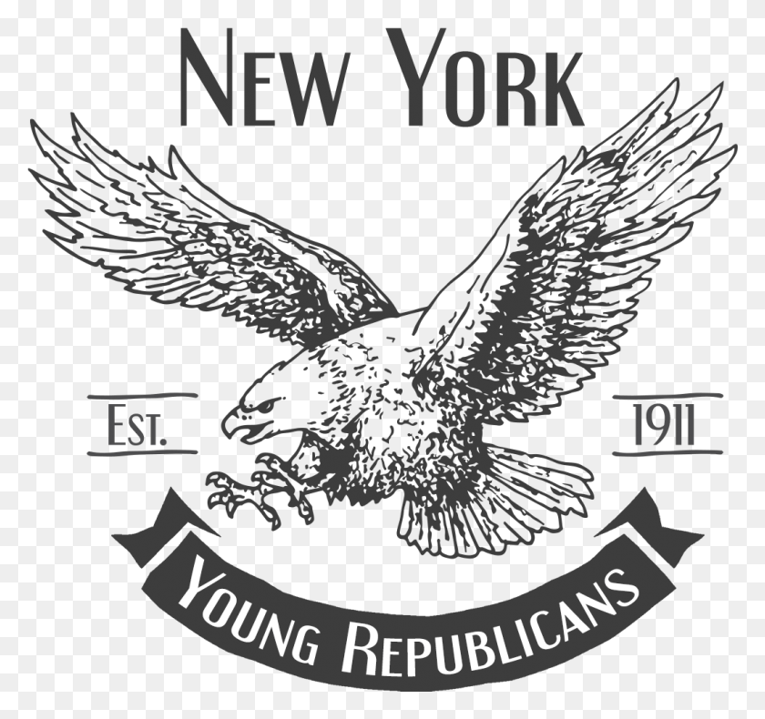 1049x982 Логотип Молодых Республиканцев Нью-Йорка Молодые Республиканцы Нью-Йорка Pdf, Орел, Птица, Животное Hd Png Скачать