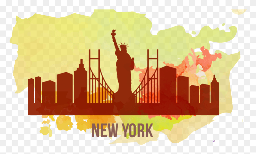 781x446 New York1 Dco Mtal New York, Poster, Advertisement, Building HD PNG Download