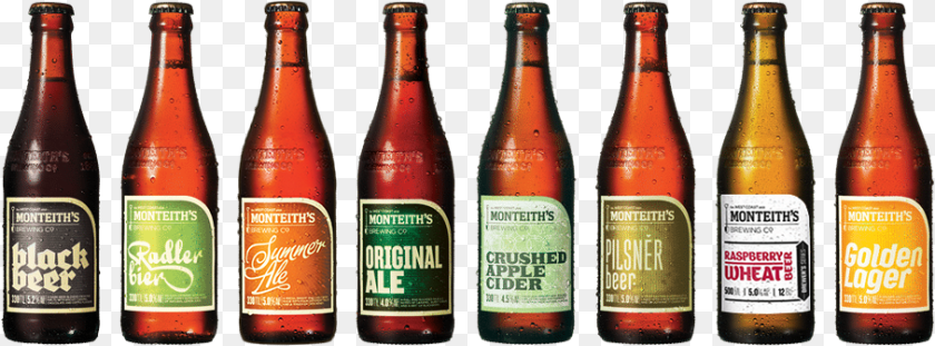 907x336 New Zealand Beer Monteith, Alcohol, Beer Bottle, Beverage, Bottle Sticker PNG