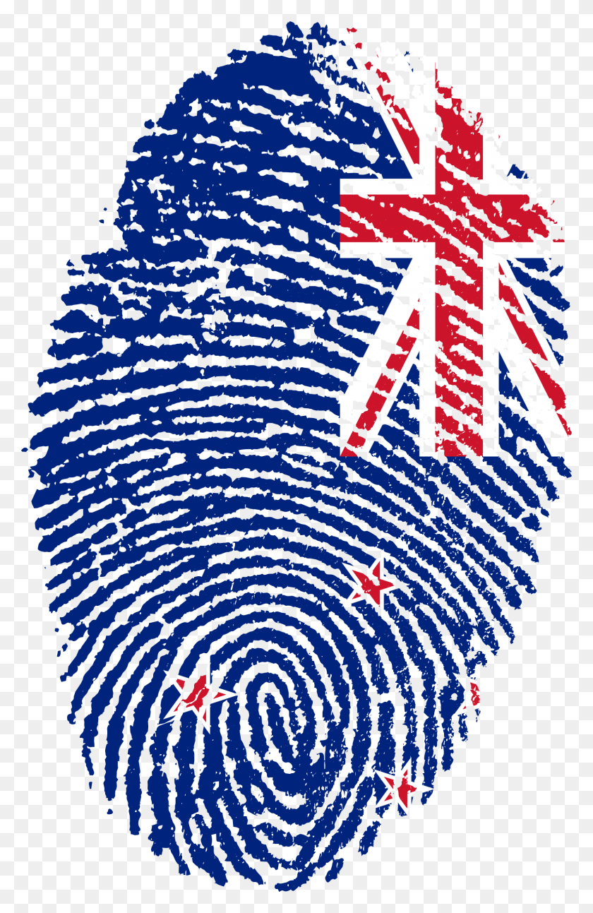 1573x2488 New Zealand Flag Fingerprint 654980 New Zealand Flag Fingerprint, Bird, Animal, Airplane HD PNG Download