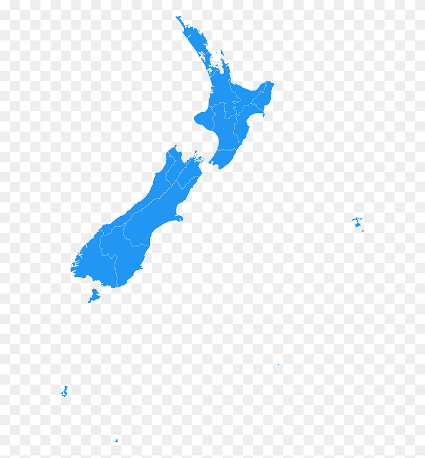 600x845 Карта Новой Зеландии, Диаграмма, Участок, Вода, Hd Png Скачать