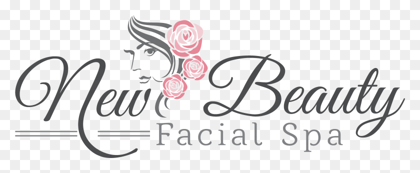 3019x1109 Newbeauty Facial Spa Beautiful Girl, Text, Graphics Descargar Hd Png
