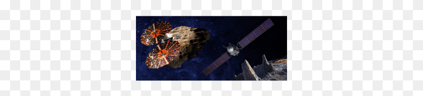 301x131 Newest Mission To Explore Mysterious Asteroids Asteroid, Space Station, Outer Space, Astronomy HD PNG Download