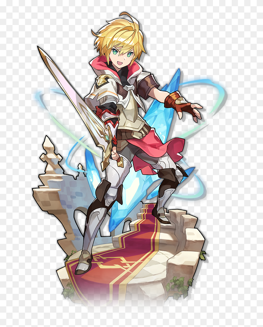 651x986 Newest Mobile Game He Has The Blood Of A Dragon In Euden Dragalia Lost, Person, Human, Duel HD PNG Download