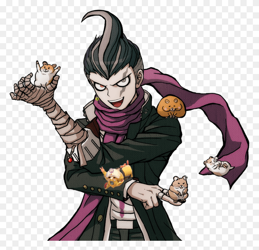 1077x1037 Newly Announced Hero Is A Hamster And I Gundham Tanaka Sprites, Manga, Comics, Book HD PNG Download