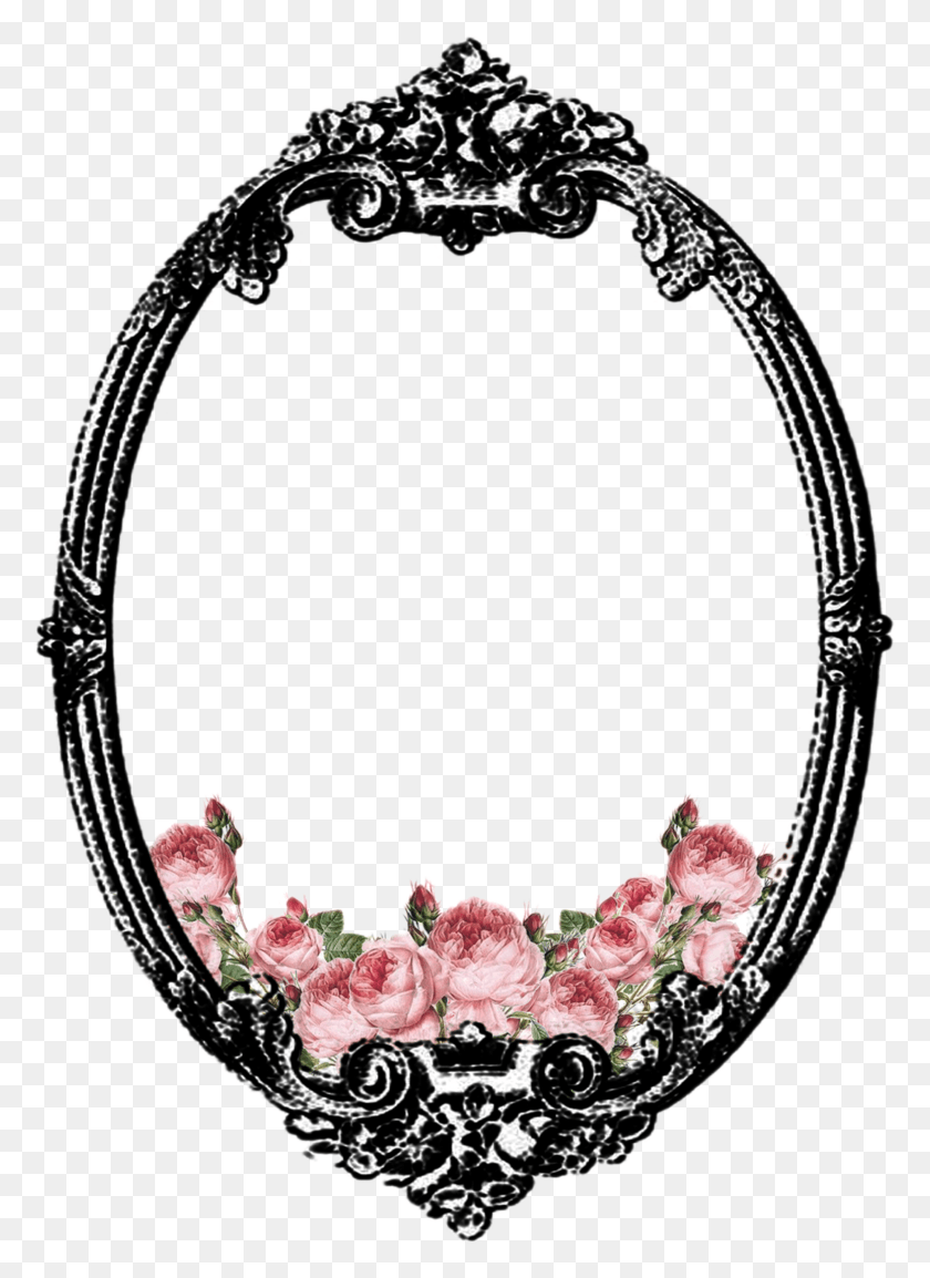 1548x2173 Newspaper Art Frame Wreath Flower Clipart Shradhanjali Photo Frame, Mirror, Oval, Bracelet HD PNG Download