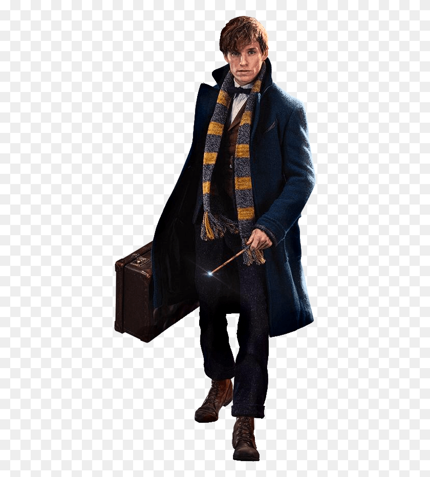 396x873 Newt Scamander, Clothing, Apparel, Person HD PNG Download