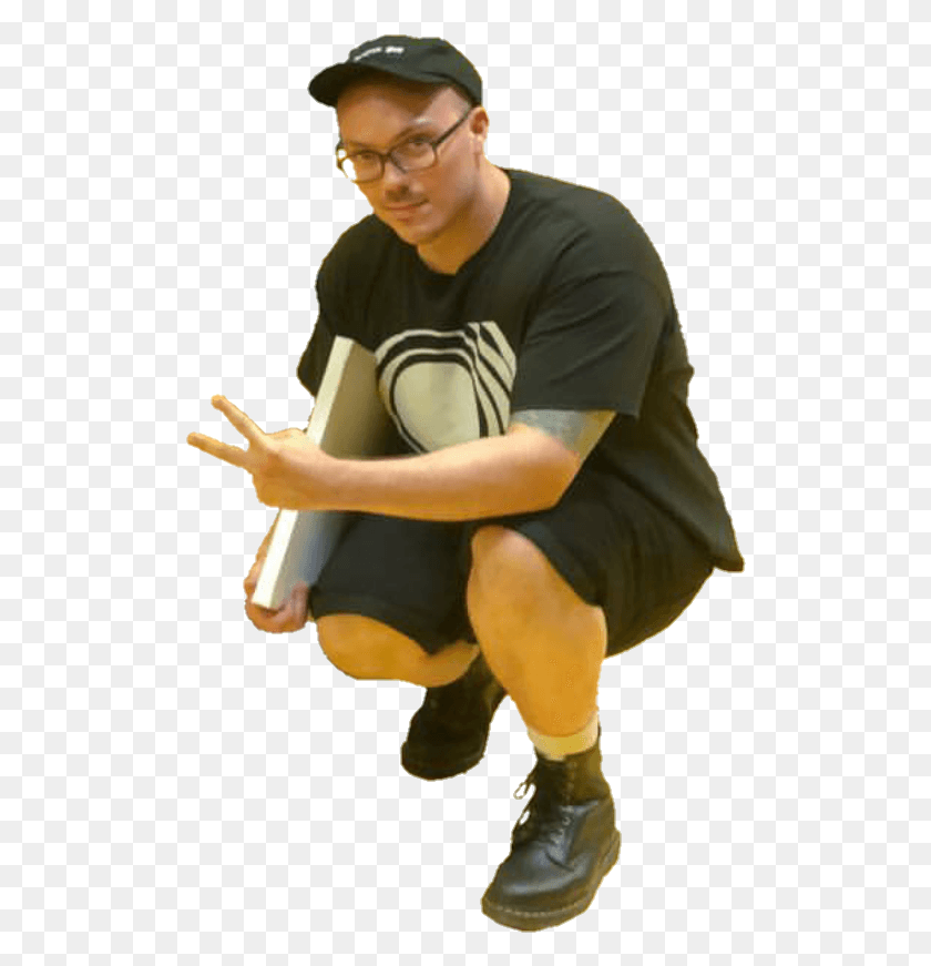 506x811 Newthony Squatano Sentado, Persona, Humano, Deporte Hd Png