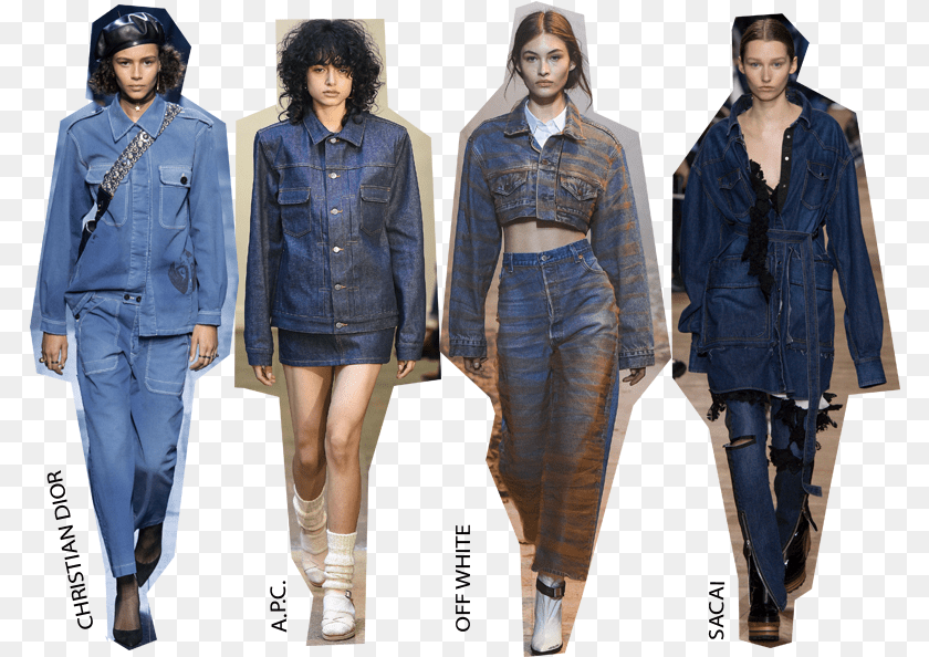 788x594 Next Fall Make Sure To Cover Yourself In Leather And Denim Trend Fall 2017, Jeans, Clothing, Coat, Pants Sticker PNG