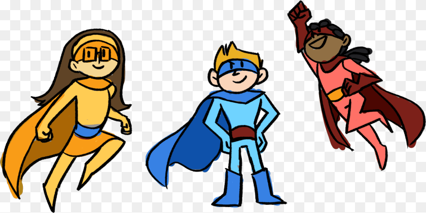 1626x815 Next Was Deciding What Powers Each Hero Would Have Superhero Cartoon, Baby, Person, Book, Comics Sticker PNG