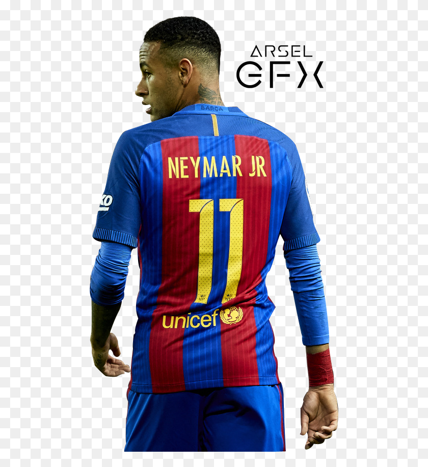 488x856 Descargar Png / Neymar 2016 Neymar 2017 Render, Ropa, Ropa, Camisa Hd Png