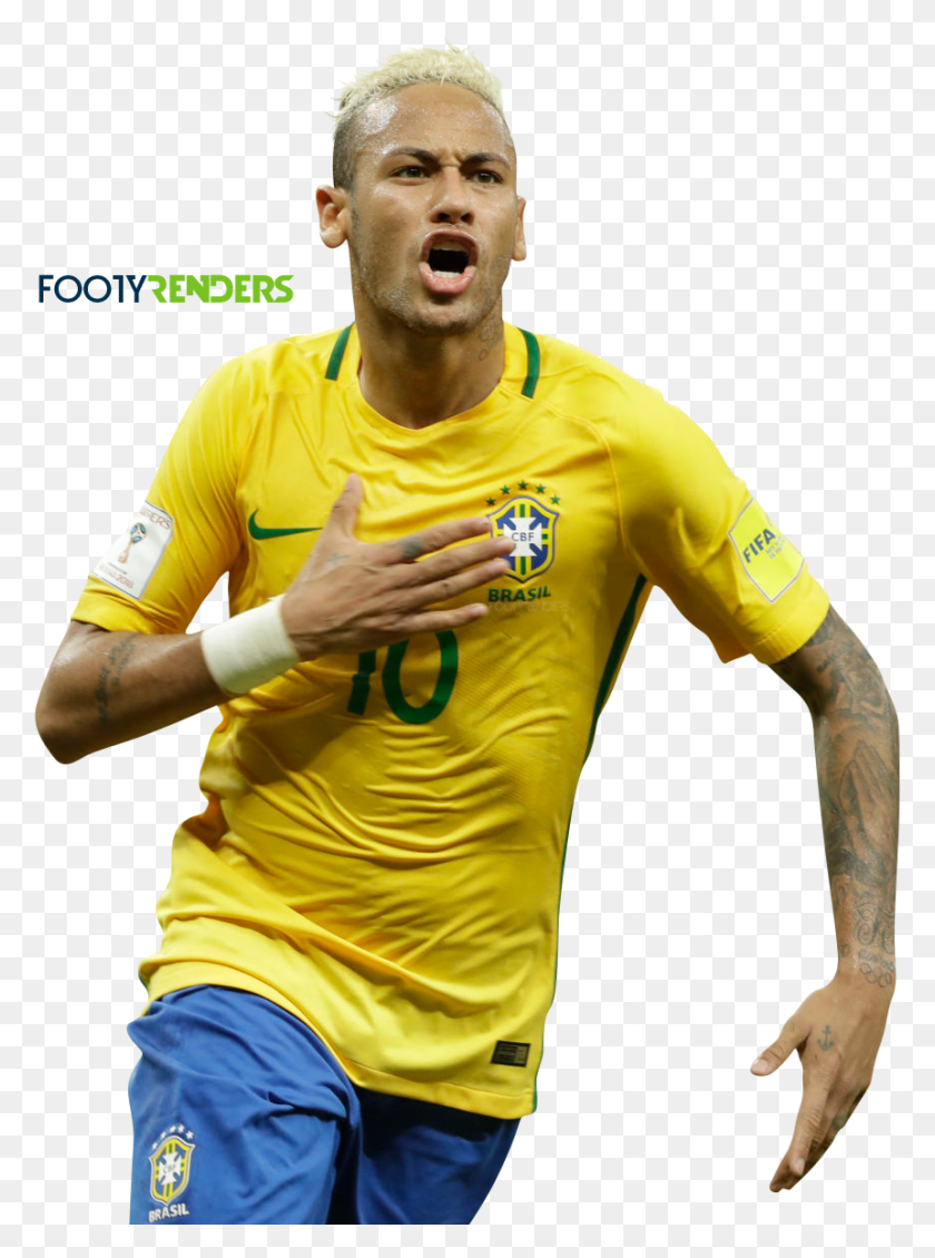 861x1182 Neymar Brazil Neymar Bresil 2017, Person, Sphere, People HD PNG Download