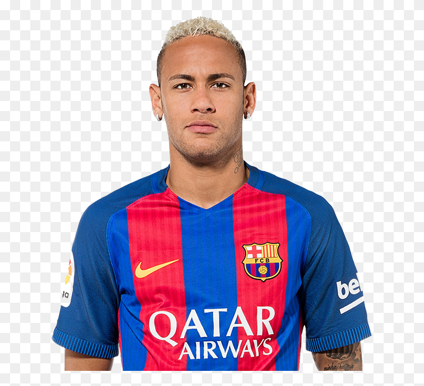 641x705 Descargar Png / Neymar Jr Face Imagenes De Neymar Jr 2017, Clothing, Apparel, Shirt Hd Png