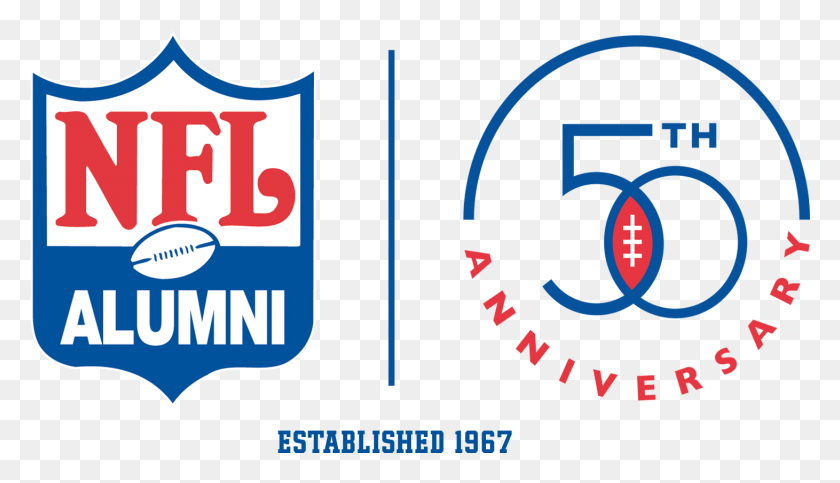 1461x794 Descargar Png Nfl Alumni Logo National Football League Alumni, Texto, Número, Símbolo Hd Png