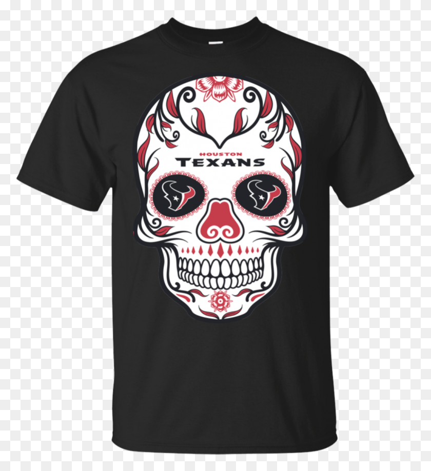 1039x1145 Nfl Houston Texans Outdoor Skull T Shirt Houston Texans, Clothing, Apparel, T-shirt HD PNG Download