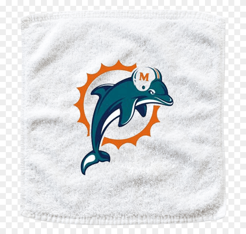 707x740 Nfl Miami Dolphins Football Rally Towels Miami Miami Dolphins 1997 Logo, Bath Towel, Towel, Rug HD PNG Download