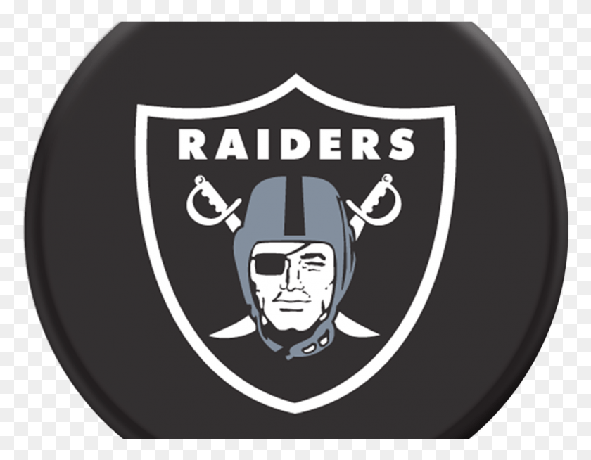1123x856 Nfl Oakland Raiders Logo Popsockets Grip Raiders And Golden Knights, Symbol, Trademark, Armor HD PNG Download