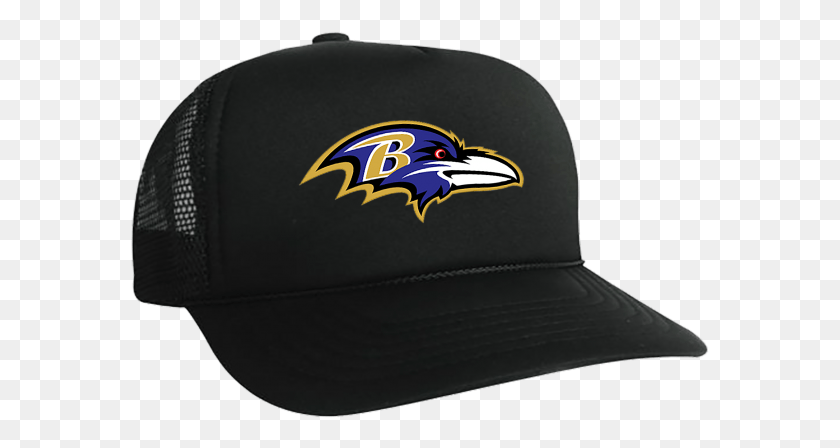 579x388 La Nfl Ravens Logo Black Hat Baseball Canada Hat, Ropa, Vestimenta, Gorra De Béisbol Hd Png