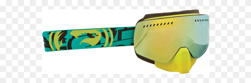 562x217 Nfxs Snow Goggle Cast Wgold Smoke Lens Снаряжение Для Дайвинга, Очки, Аксессуары, Аксессуары Hd Png Скачать