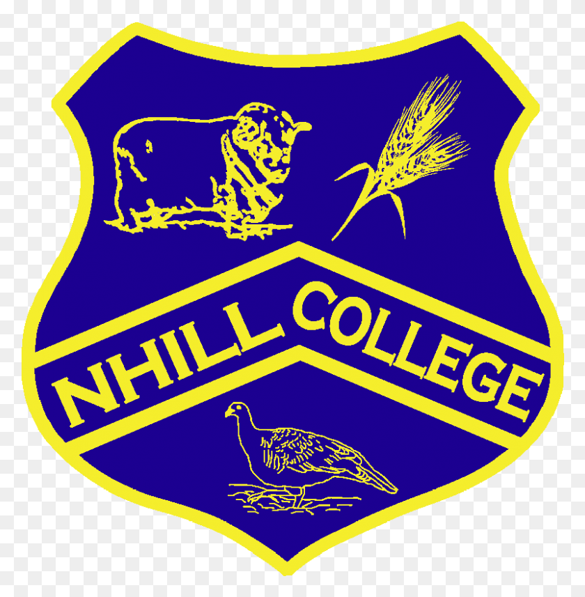 801x819 Эмблема Информационного Бюллетеня Nhill College, Логотип, Символ, Товарный Знак Hd Png Скачать