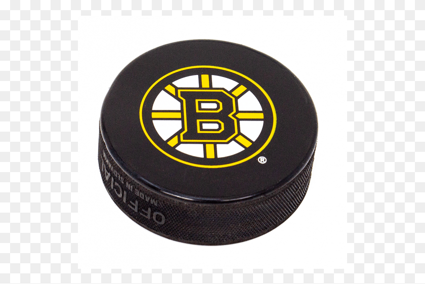 533x501 Descargar Png / Nhl Souvenir Team Puck Boston Bruins, Tape, Frisbee, Toy Hd Png