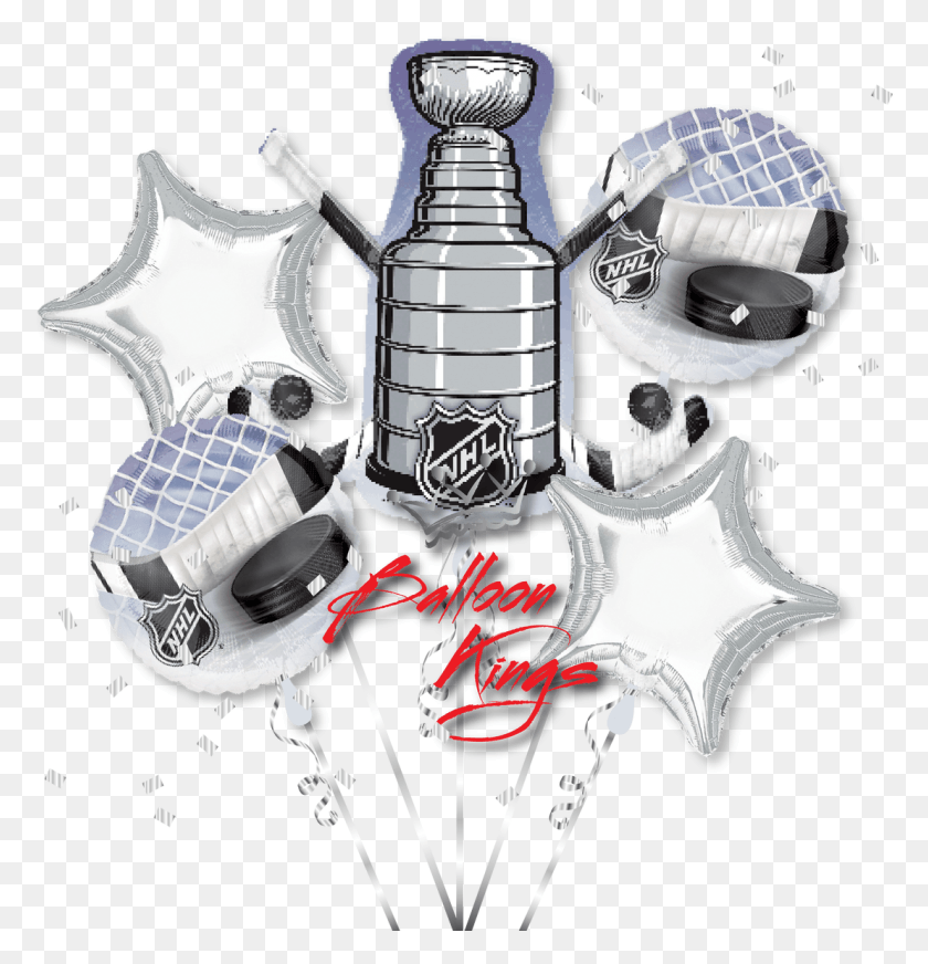 1108x1154 Nhl Stanley Cup Bouquet Cartoon, Helmet, Clothing, Apparel HD PNG Download
