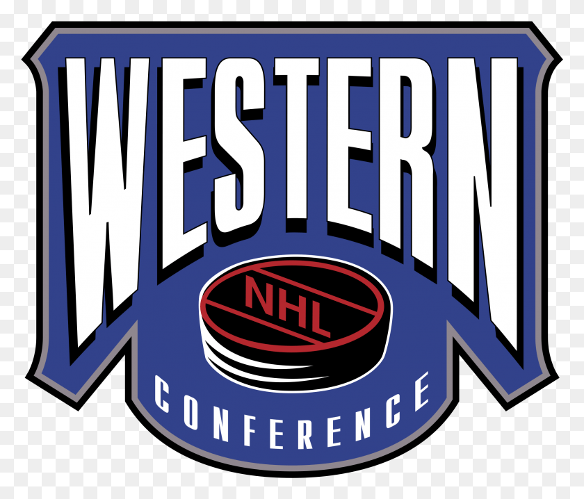 2331x1969 Nhl Western Conference Logo Transparent Nhl Western Conference Logo, Word, Label, Text HD PNG Download