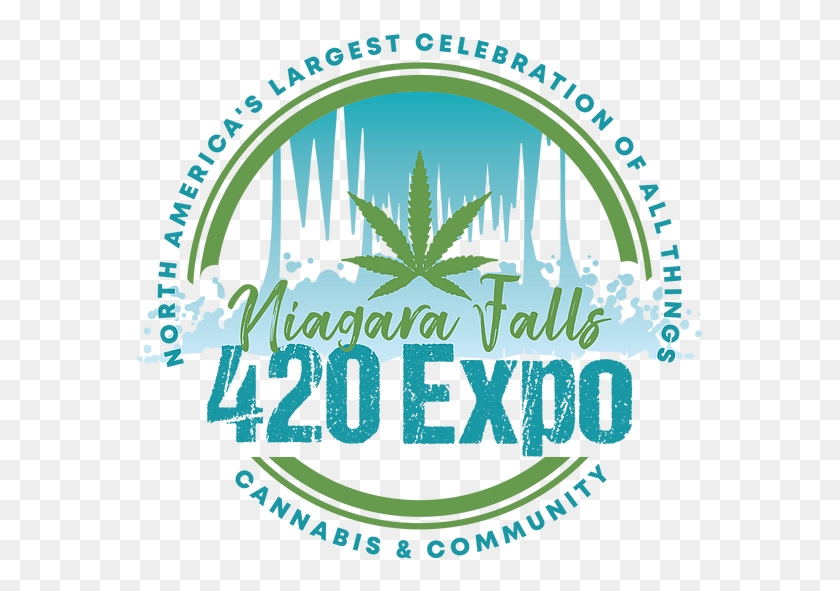 571x531 Niagara Falls 420 Logo Graphic Design, Vegetation, Plant, Word HD PNG Download