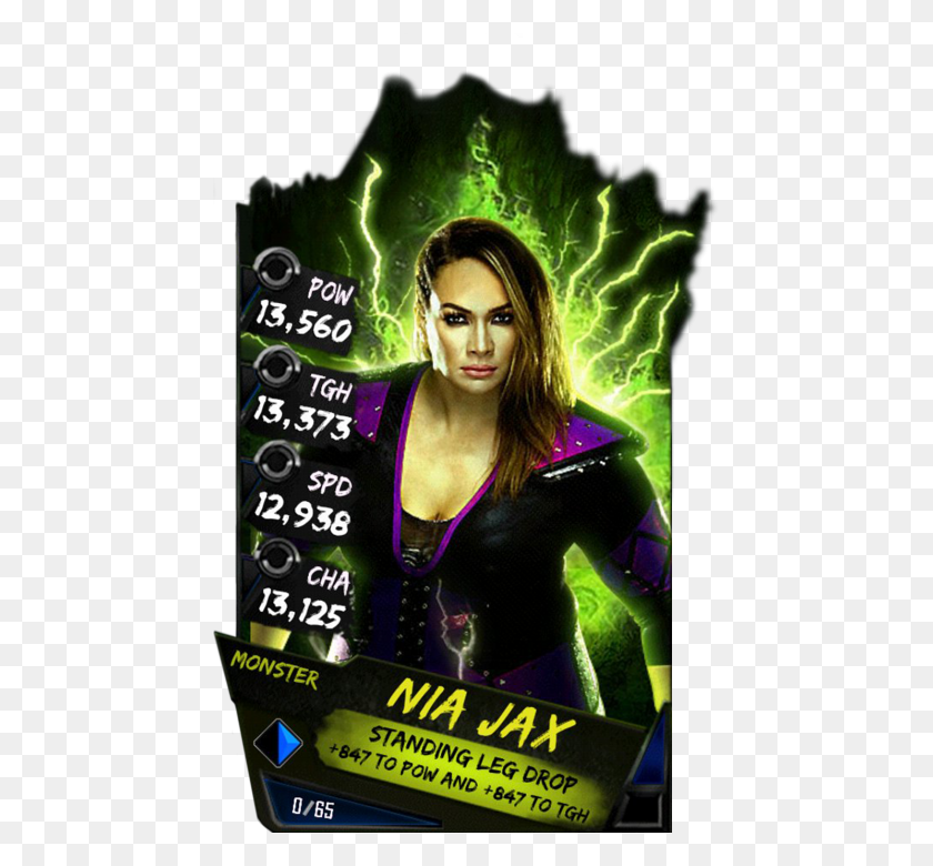 456x720 Niajax S4 17 Monster Wwe Supercard Big E, Advertisement, Poster, Flyer HD PNG Download
