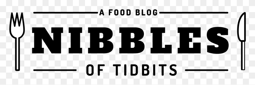 1249x354 Nibbles Of Tidbits Logo Food Blog Logo, Gray, World Of Warcraft HD PNG Download