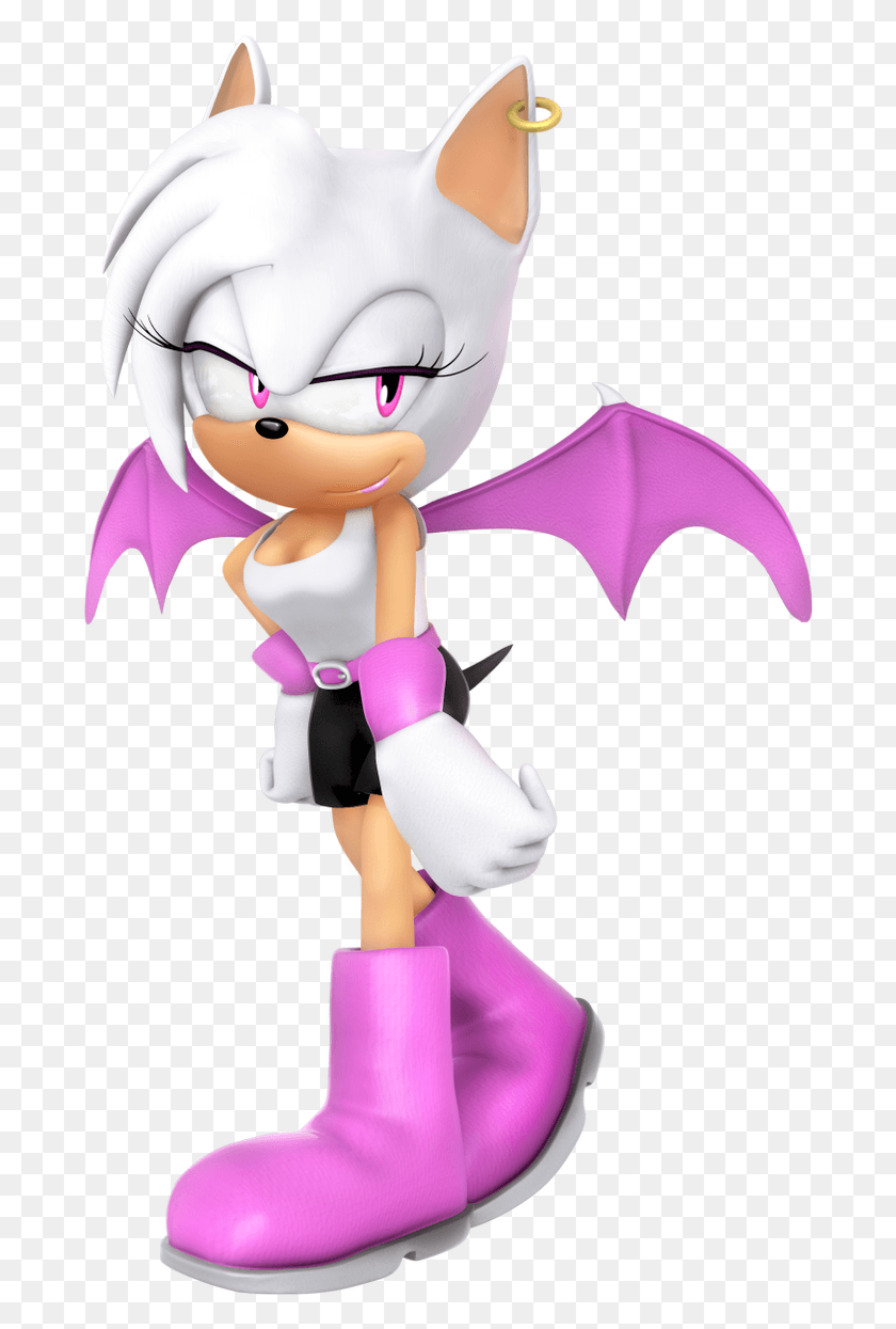 688x1185 Nibroc Rock On Twitter Render Of S Classic Rouge The Bat, Doll, Toy, Figurine HD PNG Download