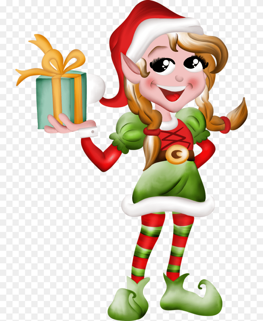 742x1024 Nice Christmas Elf Download Merry Christmas From Annie, Baby, Person, Face, Head Sticker PNG