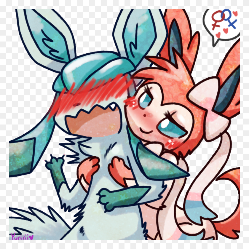 1024x1024 Nice Picture Kris Thanks For Waiting For It To Upload Sylveon X Glaceon Lemon, Graphics HD PNG Download