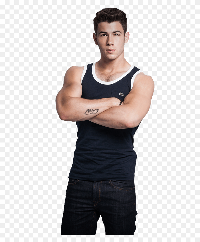 485x959 Nick Jonas, Clothing, Apparel, Undershirt HD PNG Download